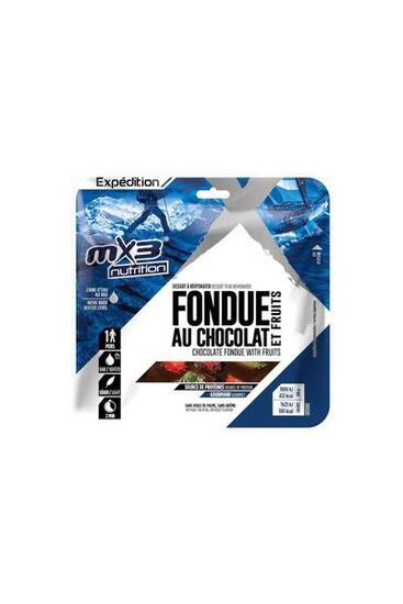 Gefriergetrocknetes gericht (825) Schokoladenfondue mit Früchten 90g