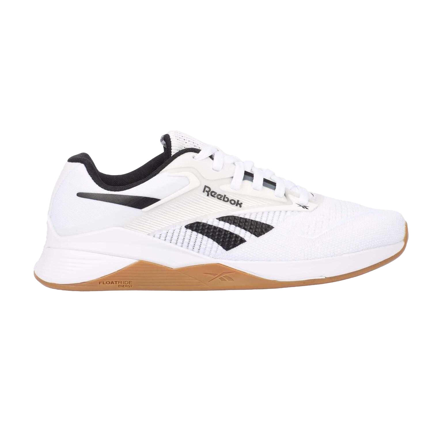 HerrenDamen Unisex Sneaker "Nano X4" Damen und Herren Weiß/Schwarz 3/4