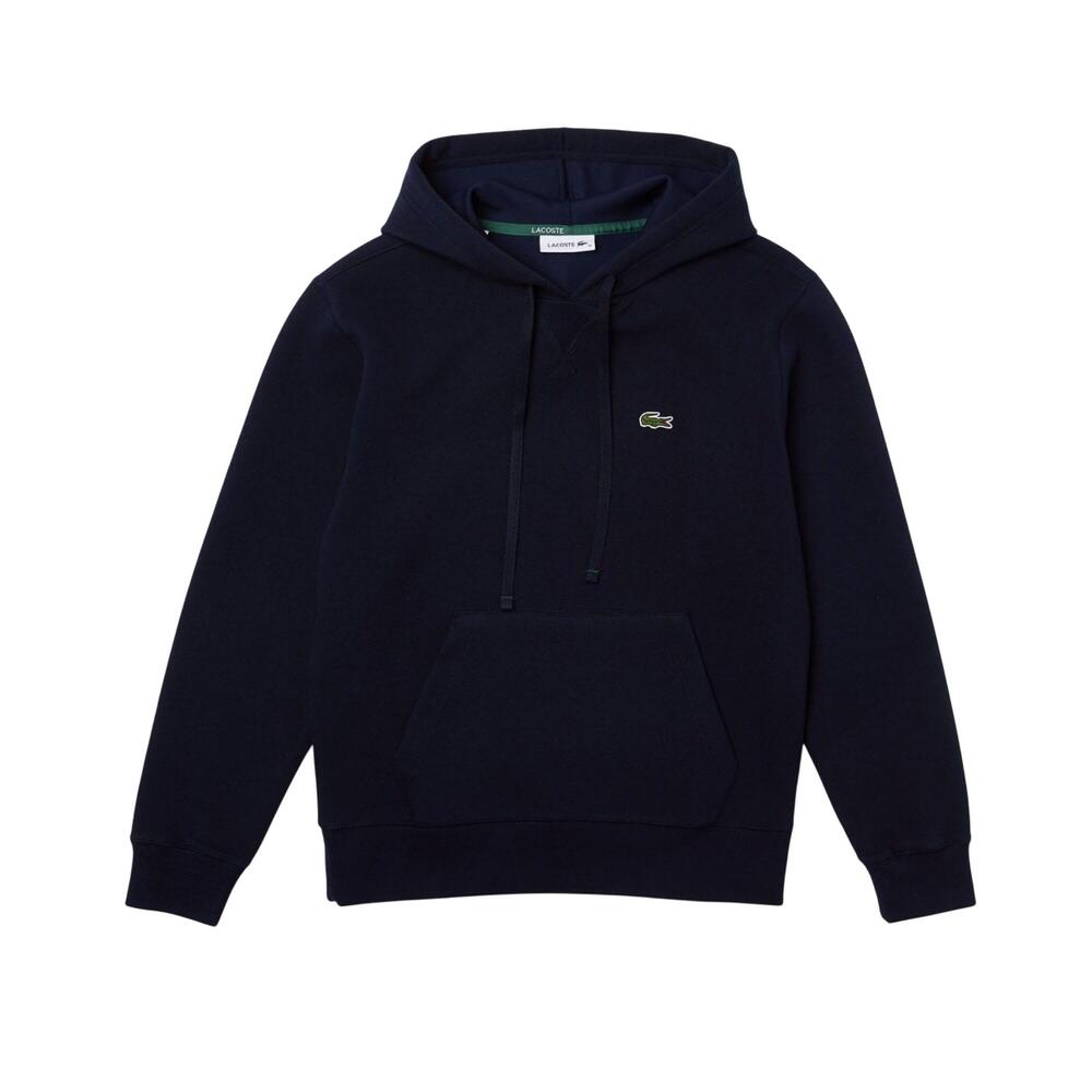 LACOSTE Felpa con cappuccio da donna Lacoste Blu navy, taglio ampio cotone-poliestere