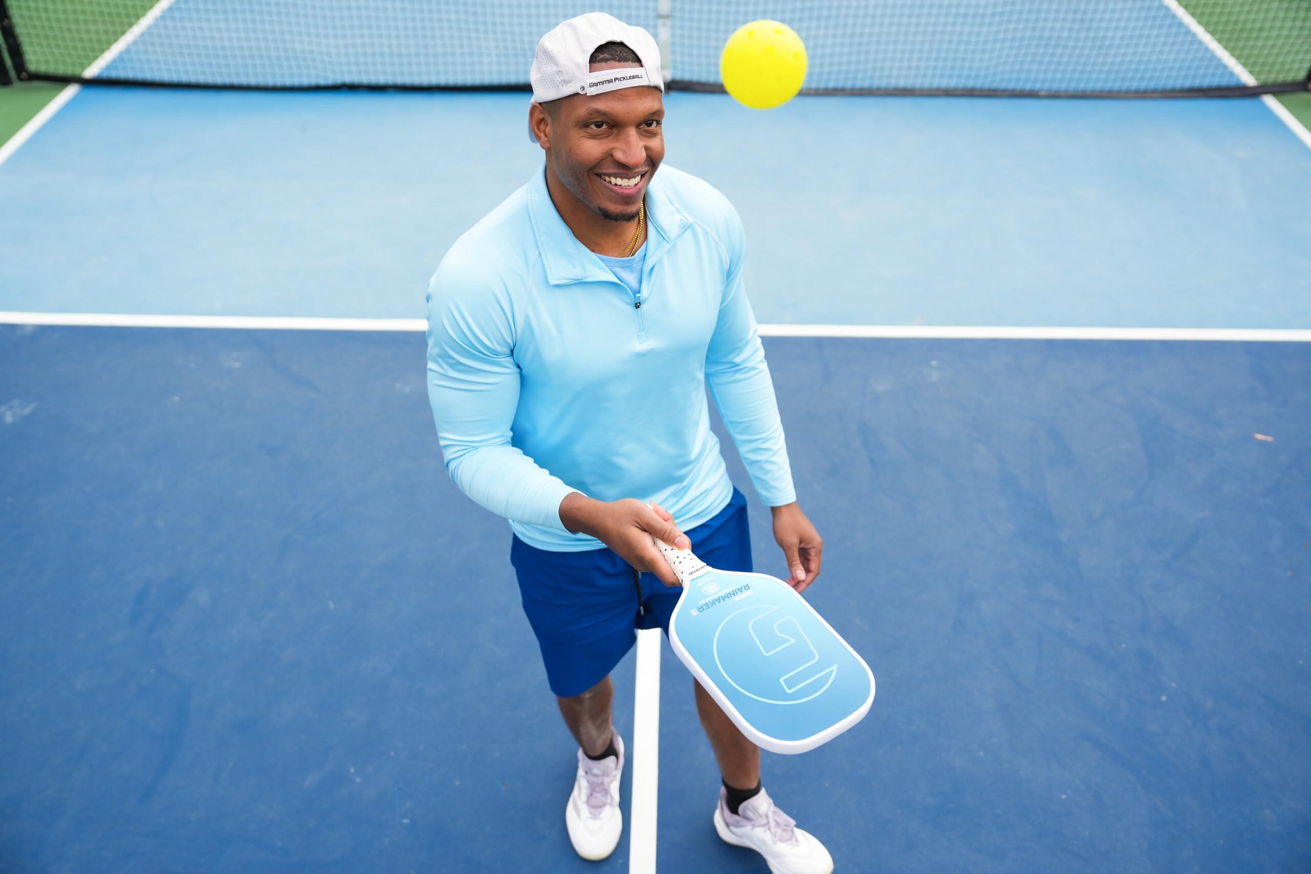 Gamma Pickleball Paddle Rainmaker 16, Blau 4/6