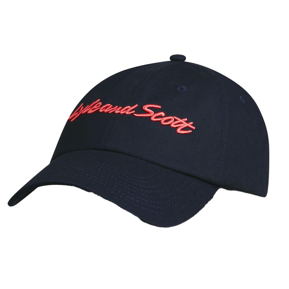 LYLE AND SCOTT Unisex Adult Script Embroidered Baseball Cap (Navy)