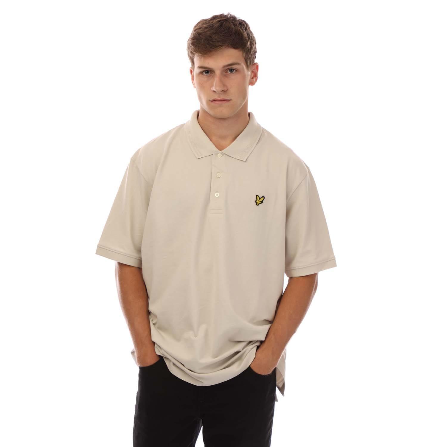 LYLE AND SCOTT Mens Rally Tipped Polo Shirt (Cream)