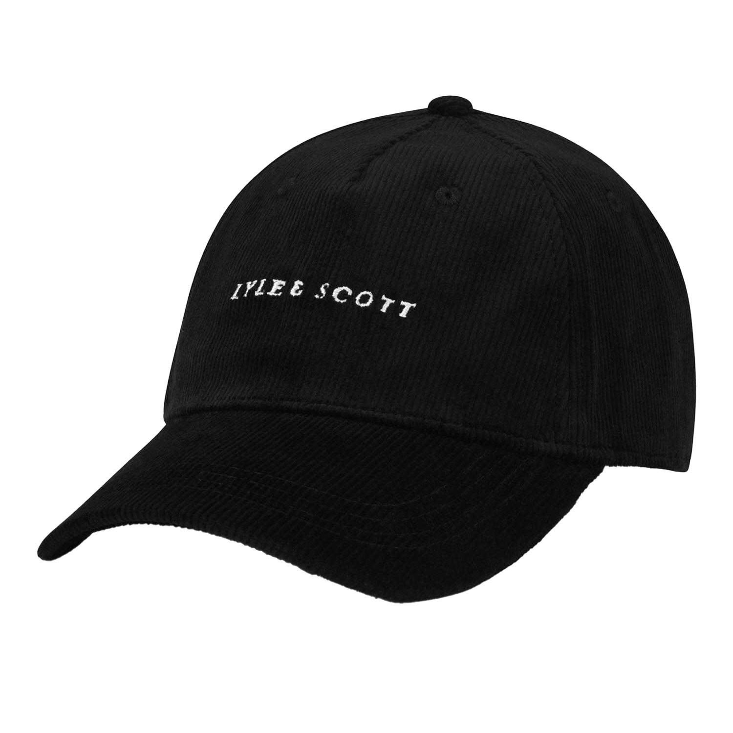 LYLE AND SCOTT Embroidered Logo Baseball Cap (Black)