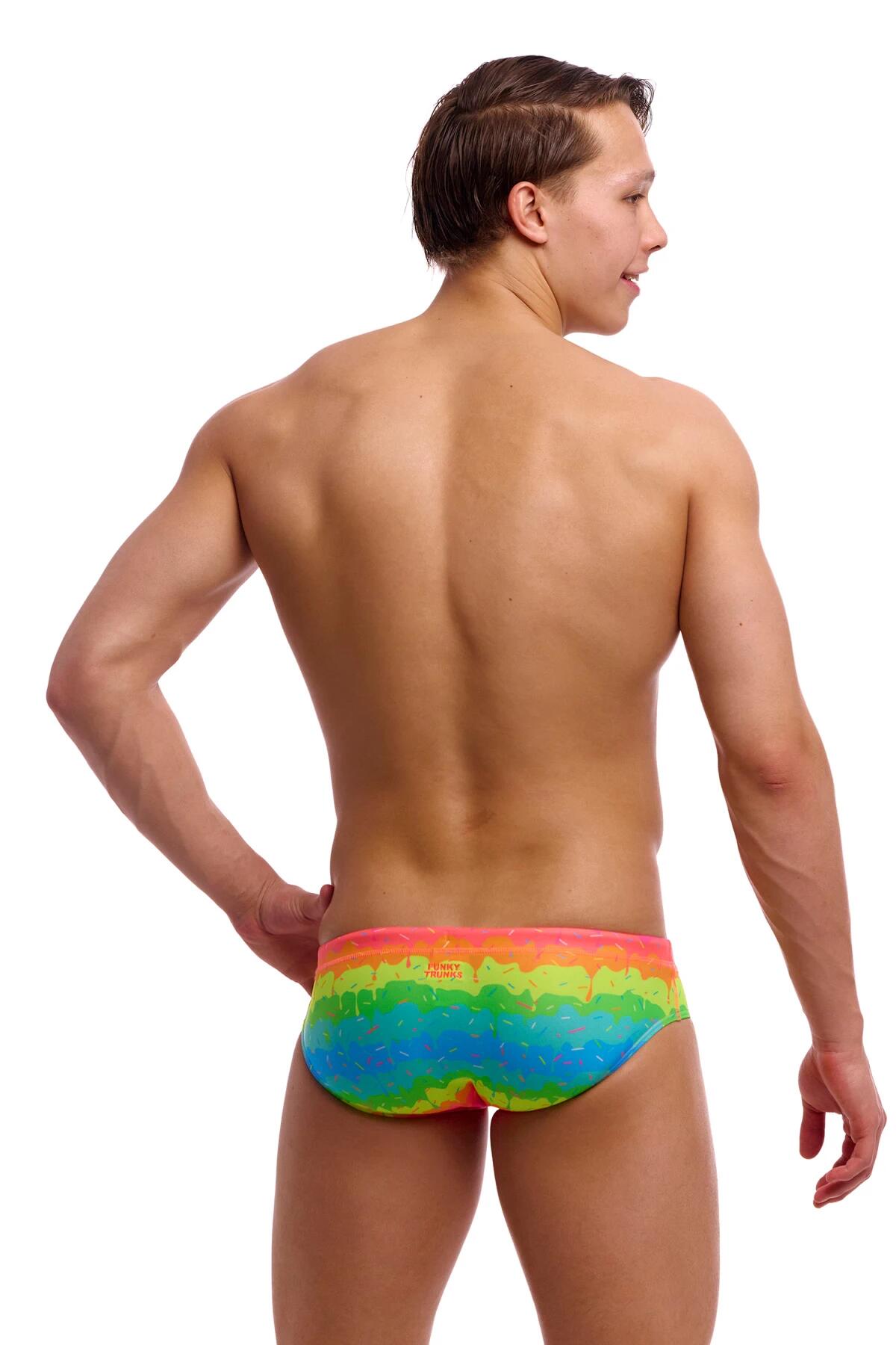 Slipy pływackie męskie Funky Trunks Melting Mayhem 3/4