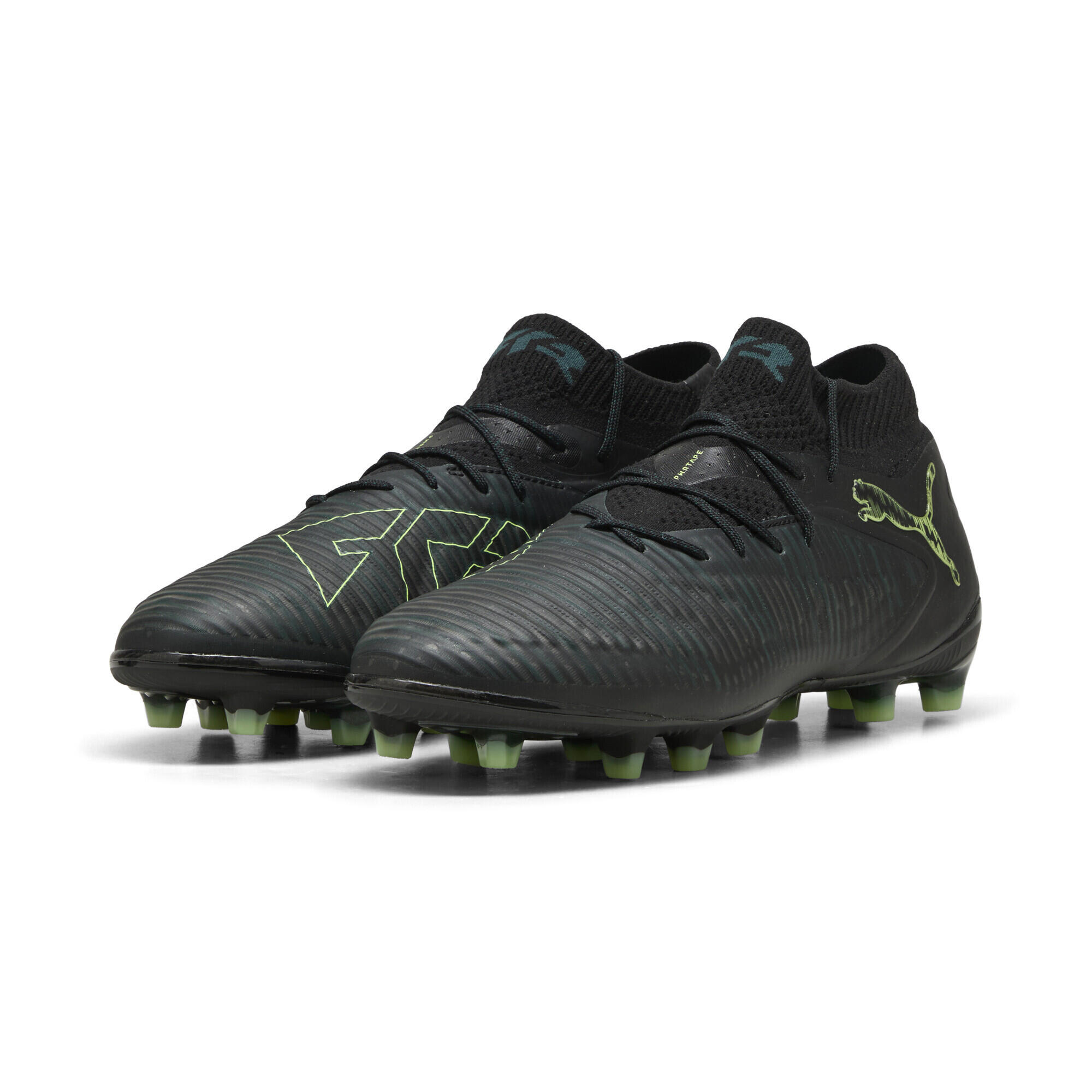Puma - Chaussures De Football Future 8 Ultimate Ag Unisexe Puma - Chaussures De Football - Jaune|noir|vert - Decathlon