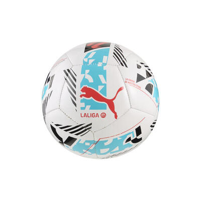 PUMA Orbita LaLiga 1 Mini Football PUMA White Multicolor