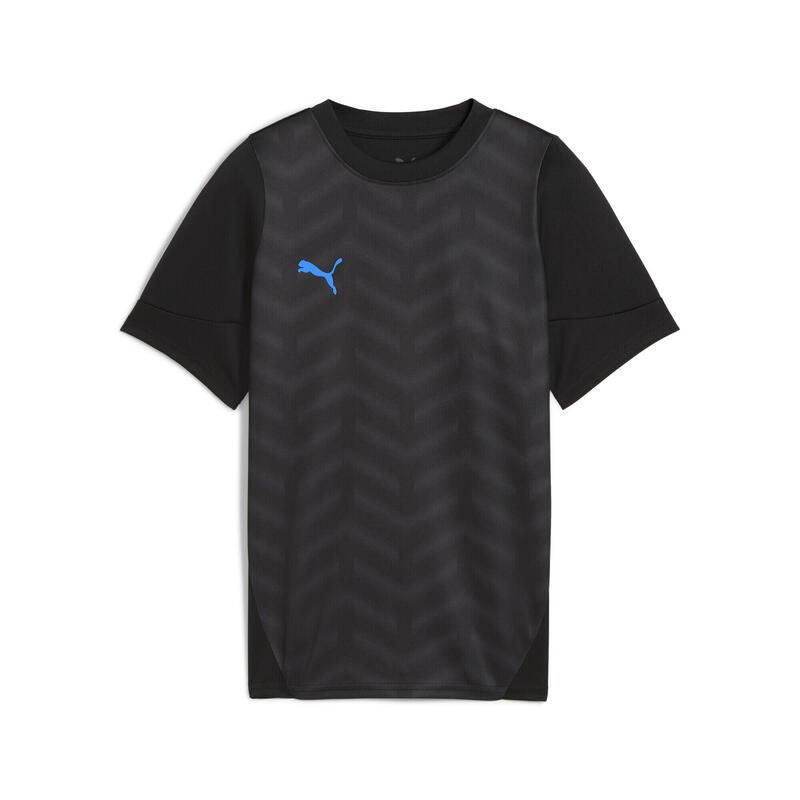 Młodzieżowa koszulka piłkarska individualCUP PUMA Black White Ultra Blue