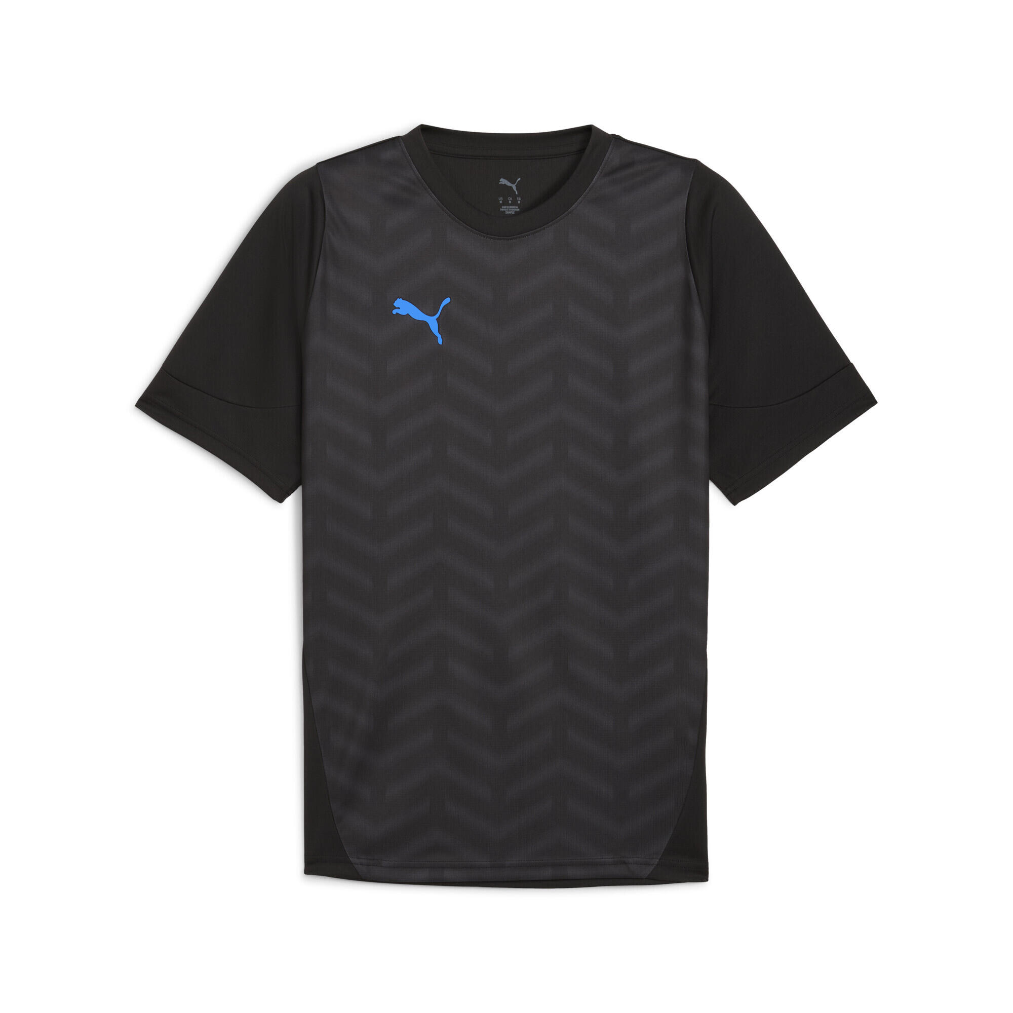PUMA Maglia da calcio individualCUP da uomo PUMA Black White Ultra Blue
