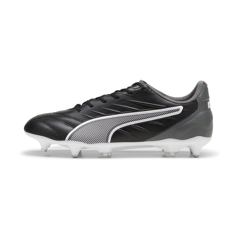 Buty piłkarskie unisex KING PRO MxSG PUMA Black White Cool Dark Gray