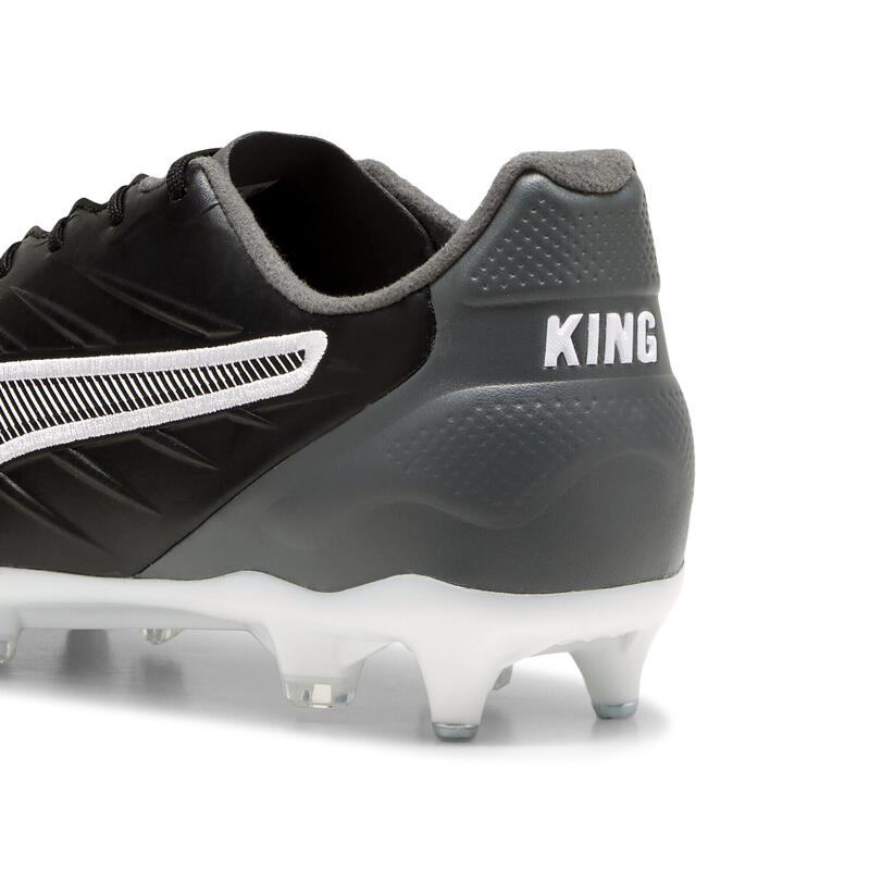 Buty piłkarskie unisex KING PRO MxSG PUMA Black White Cool Dark Gray