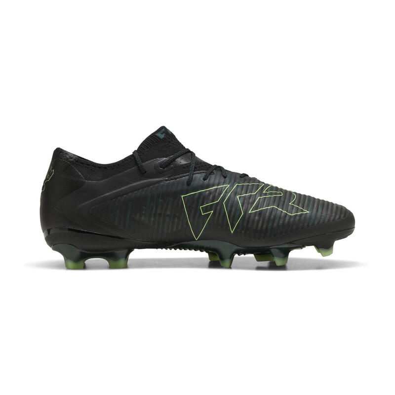 Ghete fotbal teren tare, flexibilitate Future 8 Ultimate Fg Low, portocaliu PUMA