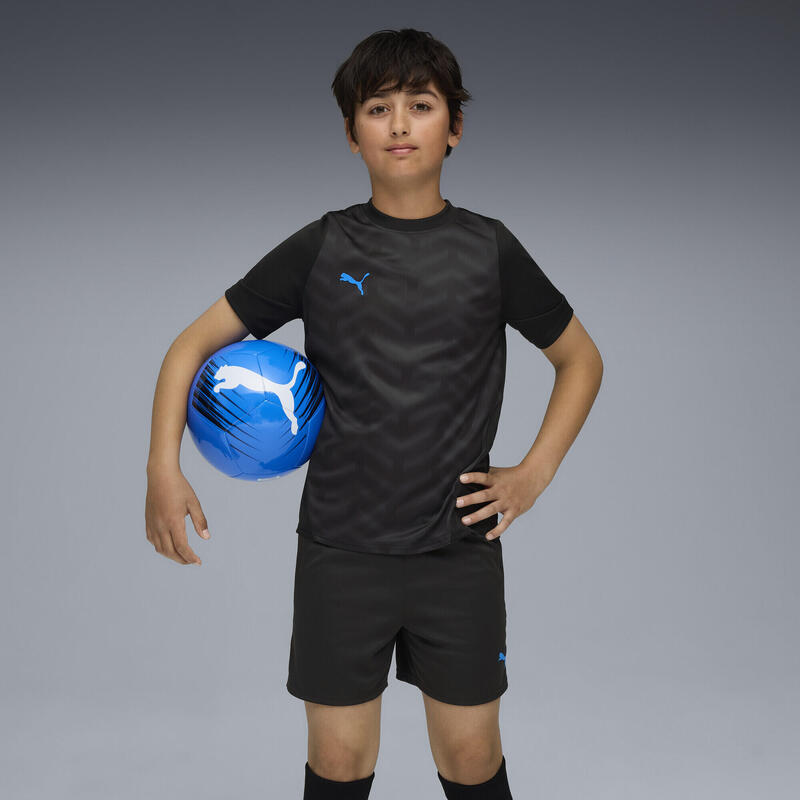 Młodzieżowa koszulka piłkarska individualCUP PUMA Black White Ultra Blue