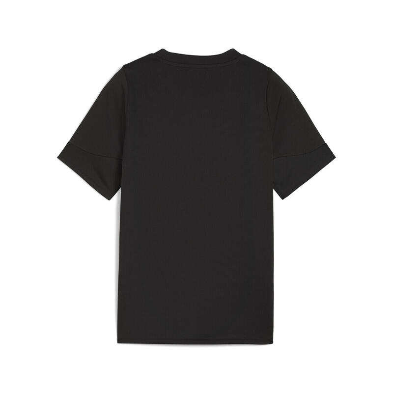 Młodzieżowa koszulka piłkarska individualCUP PUMA Black White Ultra Blue