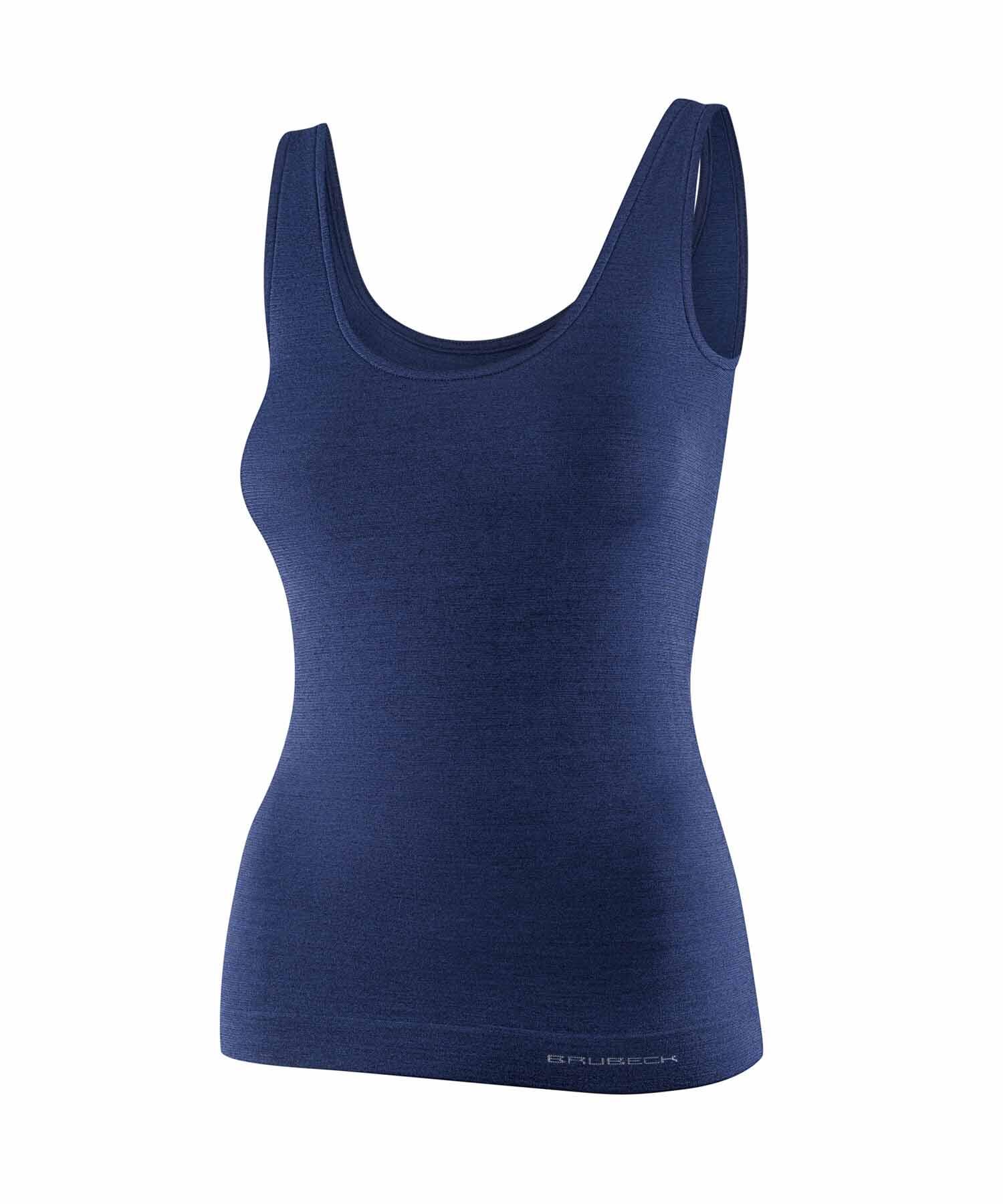 Koszulka damska bez rękawów z wełną Brubeck COMFORT MERINO 3/5