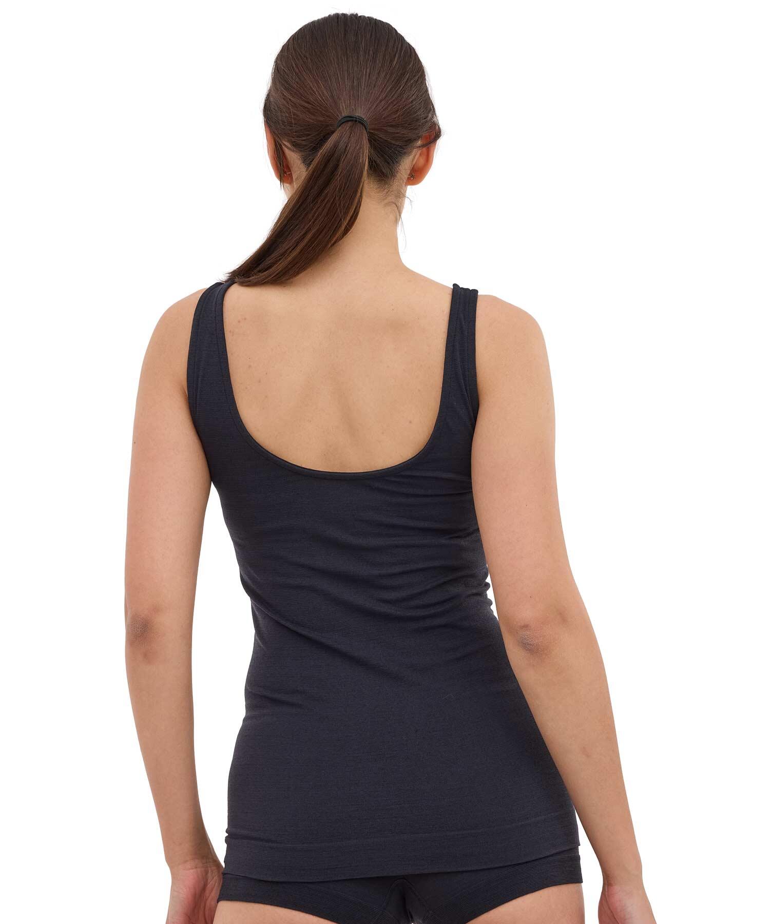 Koszulka damska bez rękawów z wełną Brubeck COMFORT MERINO 2/5