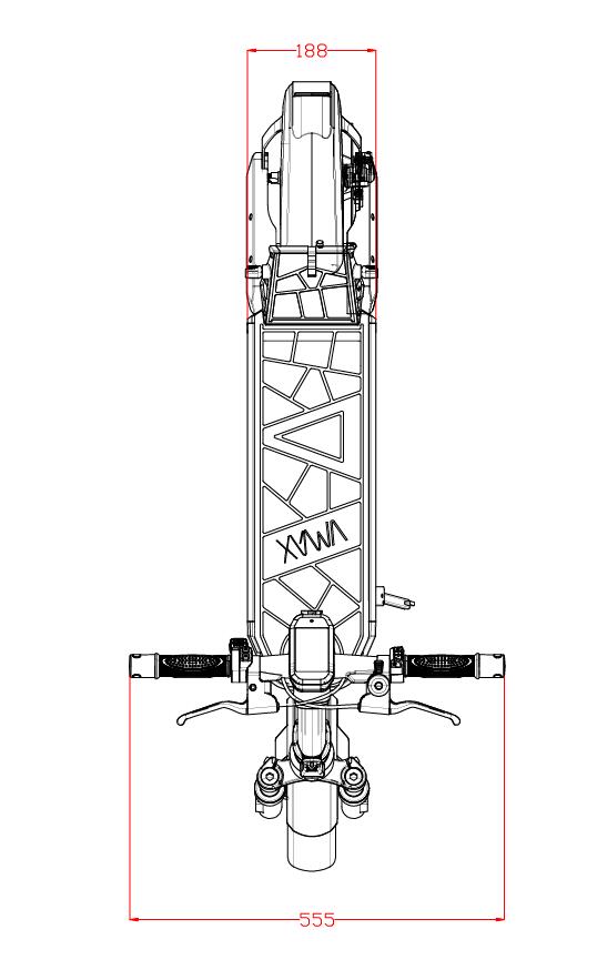 VX2 Hub E-Scooter – 70 km Reichweite, 35 % Steigung, vollgefedert 4/6
