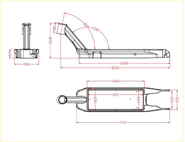 VX2 Hub E-Scooter – 70 km Reichweite, 35 % Steigung, vollgefedert 5/6
