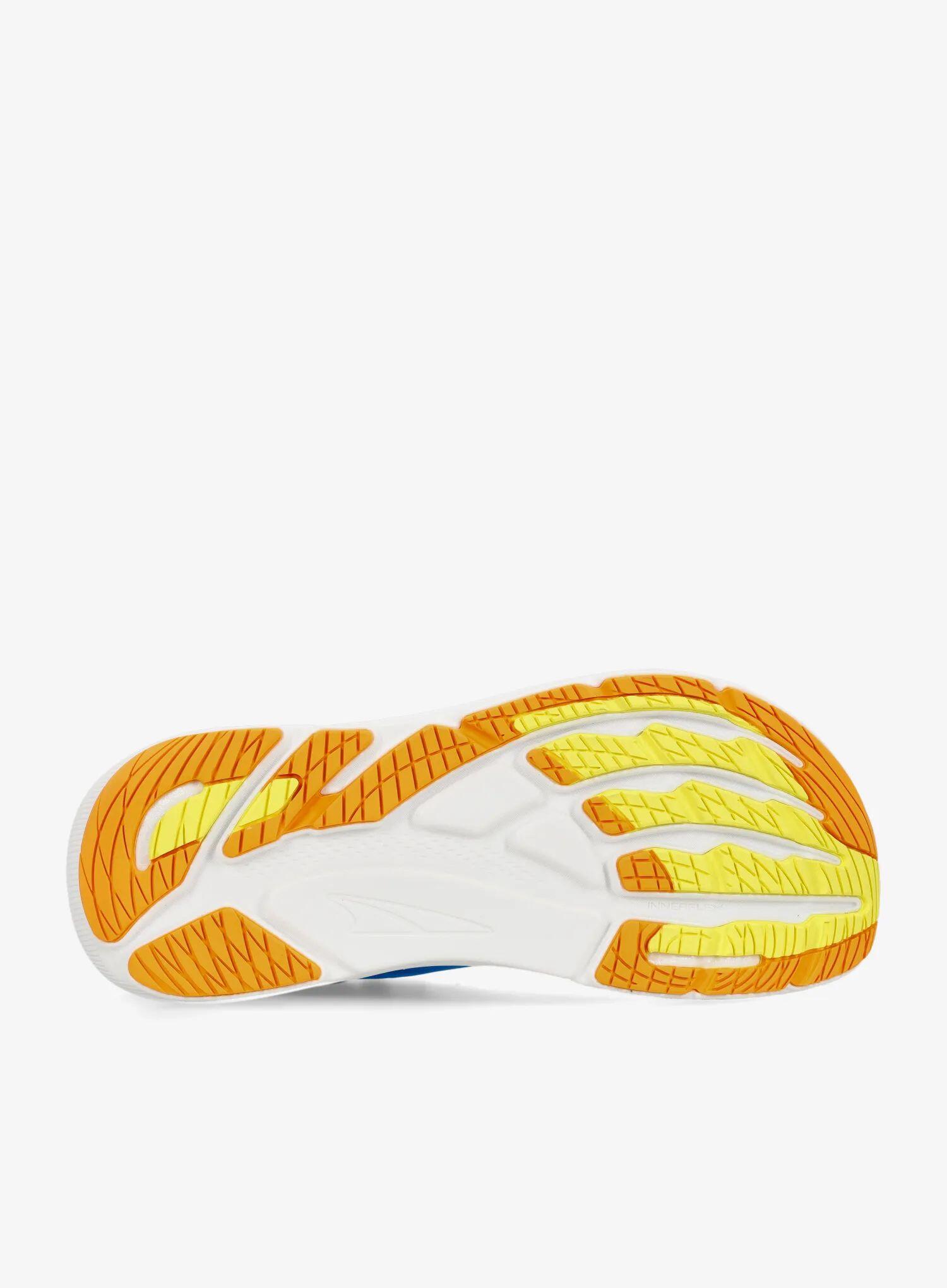 Heren hardloopschoenen Altra FWD VIA blauw/geel 2/7