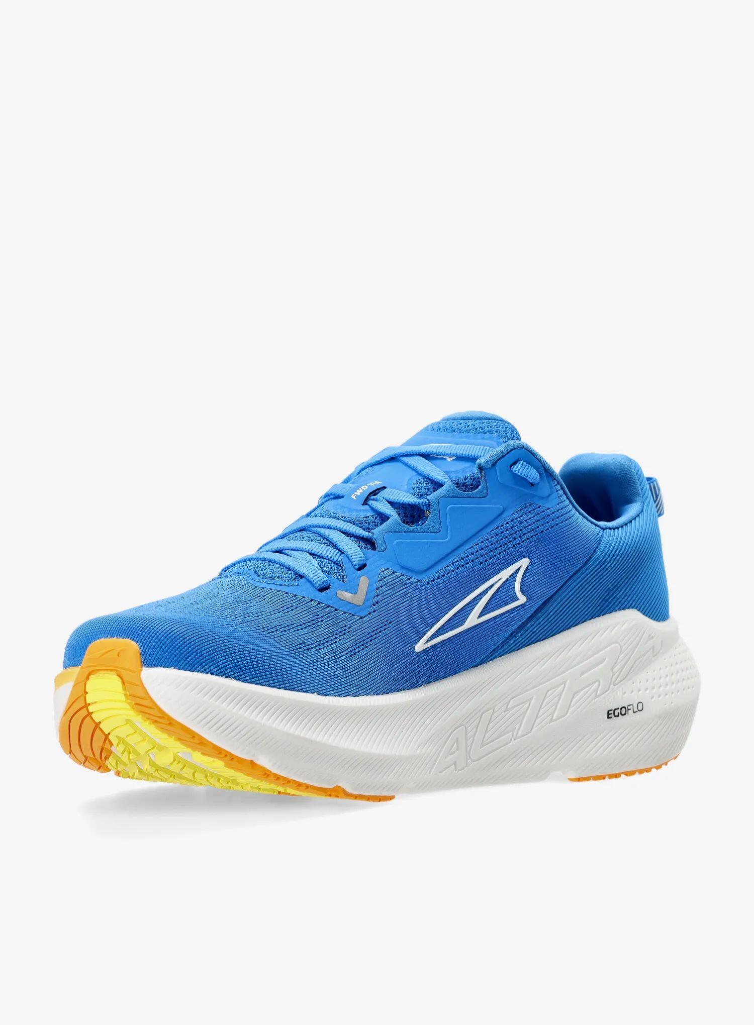 Heren hardloopschoenen Altra FWD VIA blauw/geel 4/7