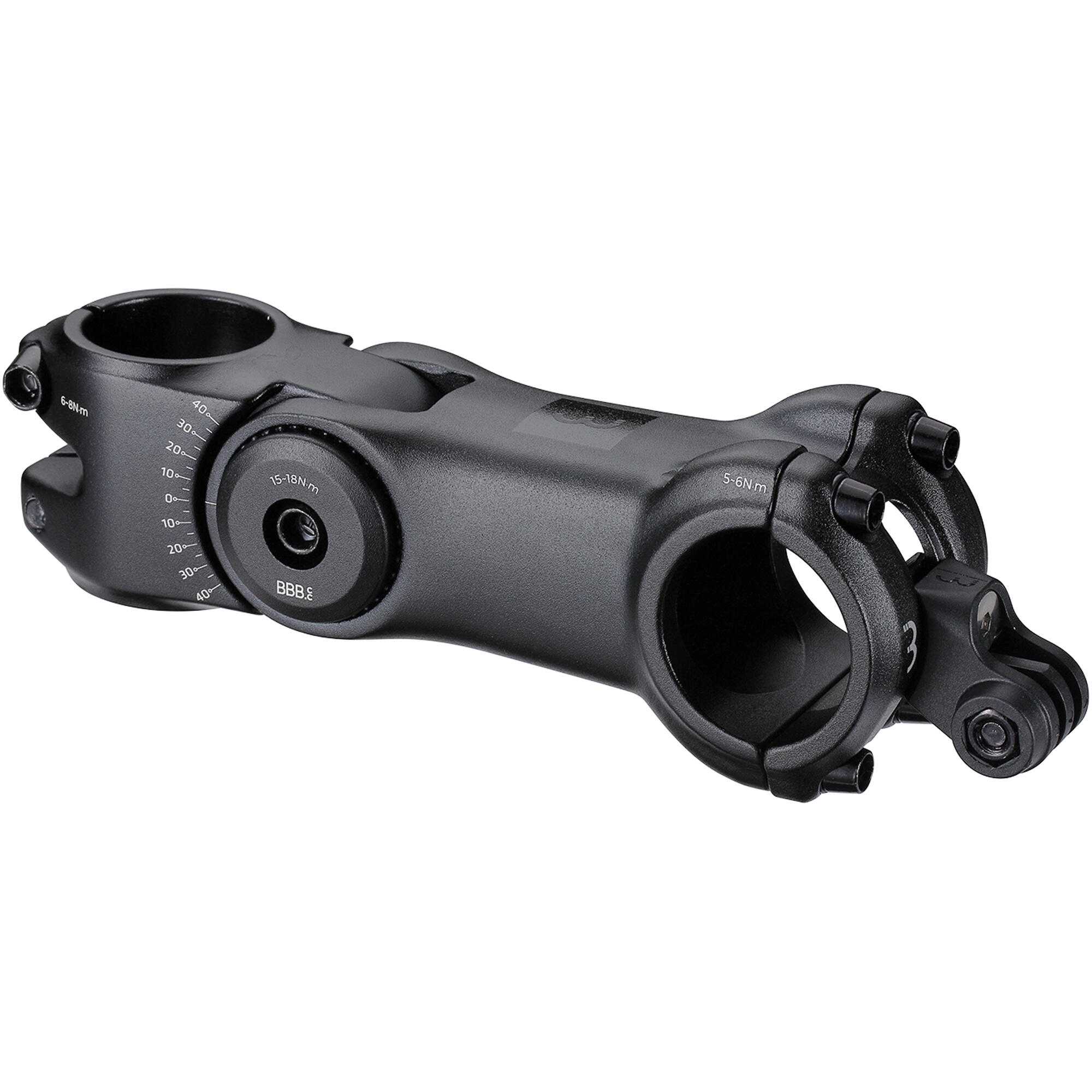 BBB HighFix II Adjustable Stem 31.8 mm Black 3/4