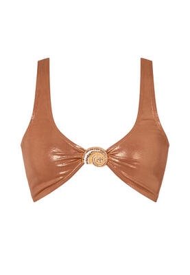 Bikinioberteil Nautilus Shell Crop Bikini Top
