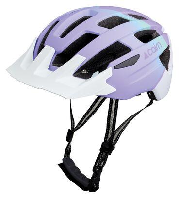 Casque VTT Cairn Prism XTR II Blanc/Violet