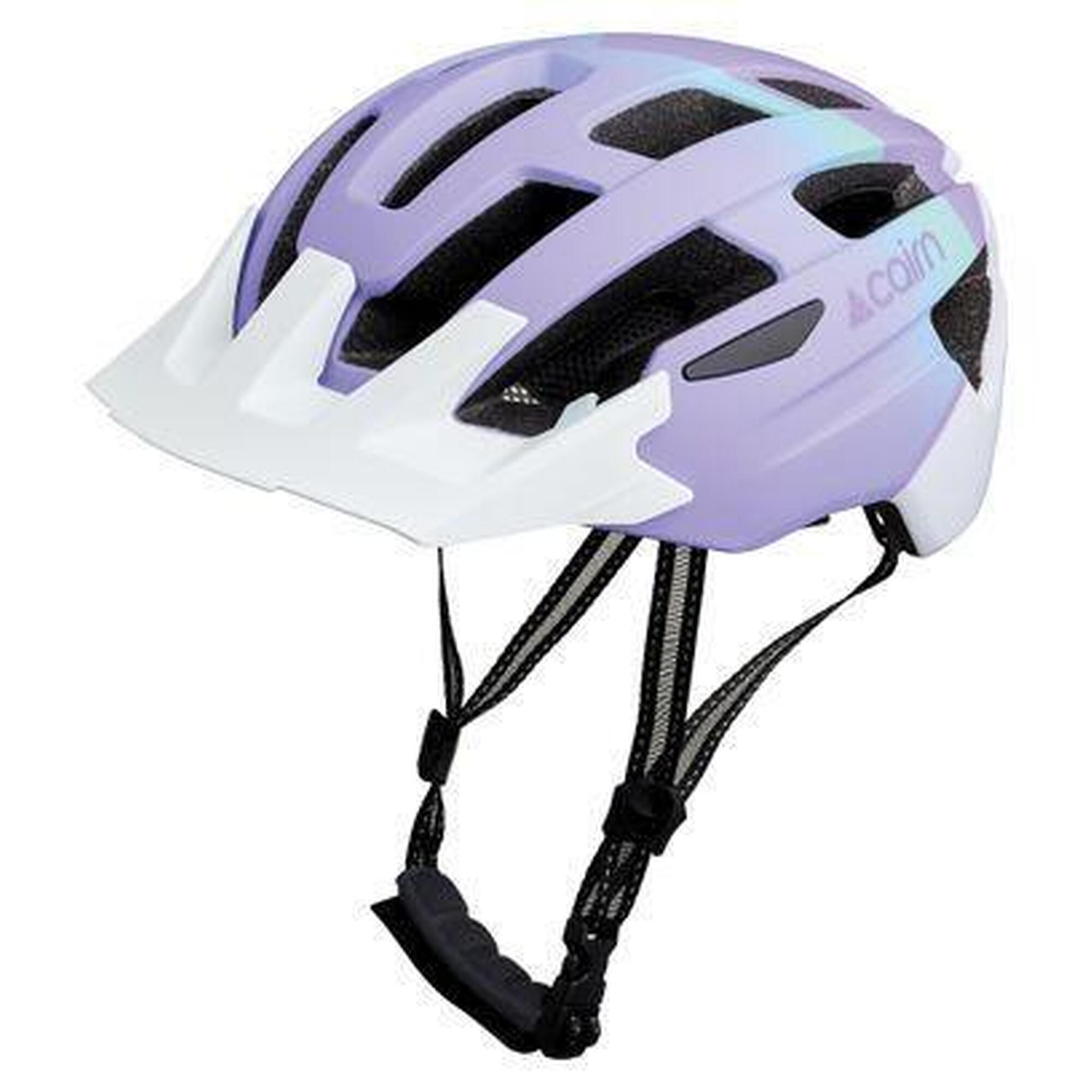 Cairn - Casque Vtt Cairn Prism Xtr Ii Blanc/violet - Casque - Blanc - 42 M/l - Decathlon