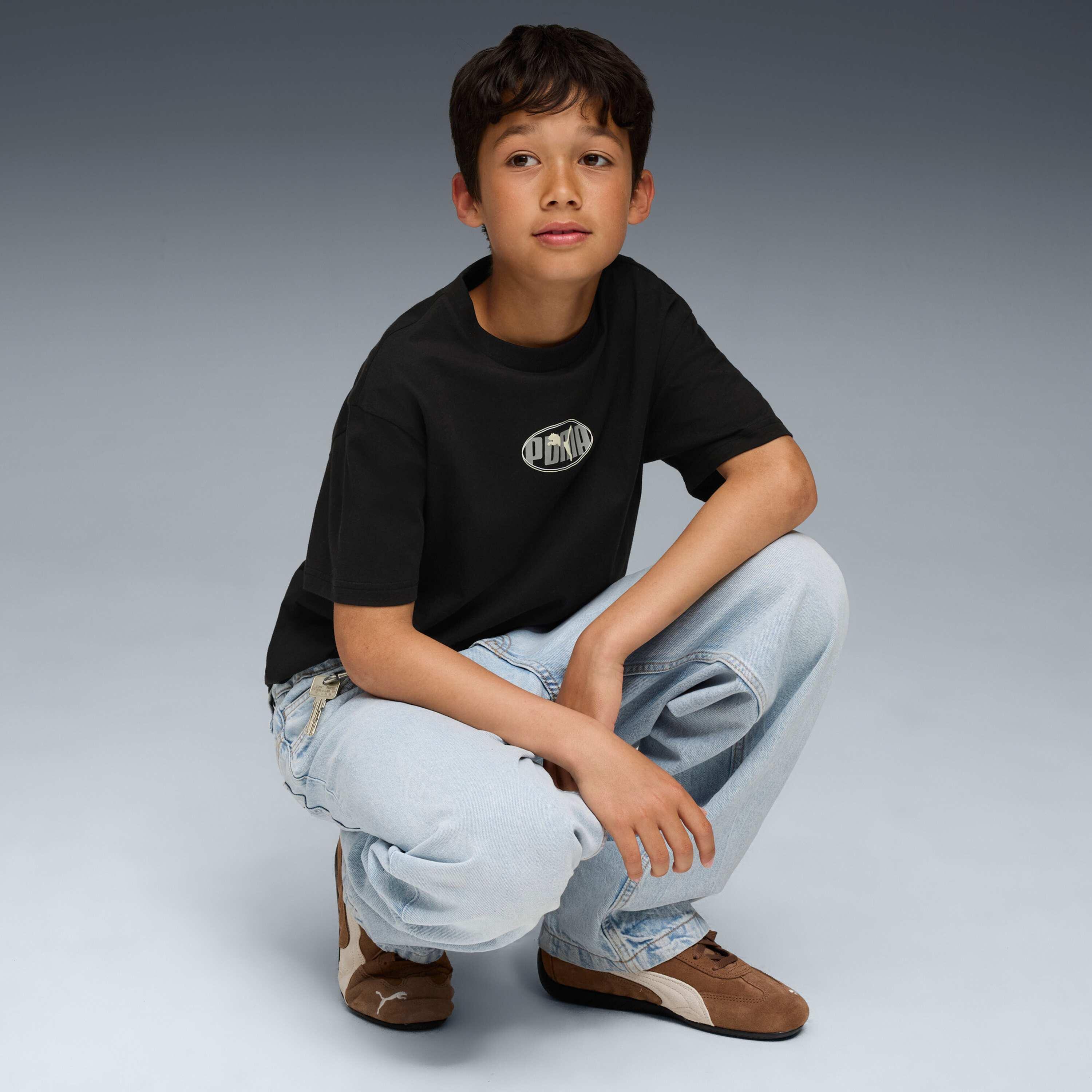 T-shirt per bambini Puma Logo Lab 4/5