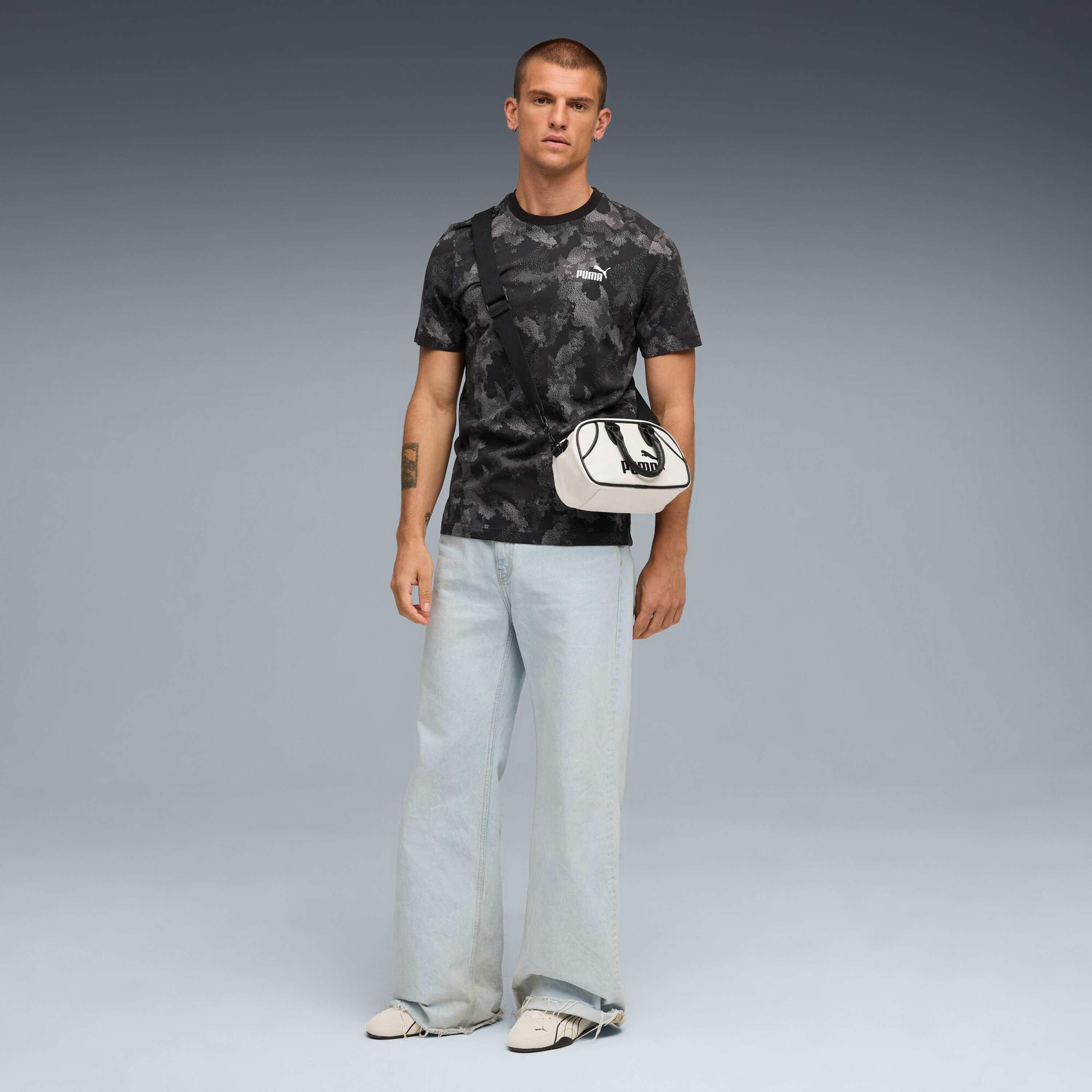 T-shirt fitness homem padrão camuflado Essentials Camo PUMA 7/7