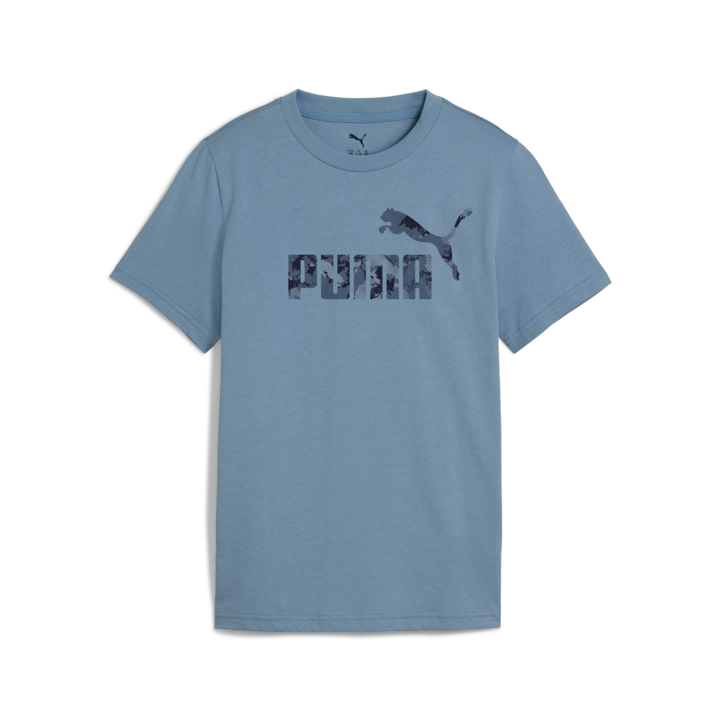 Puma - T-shirt Enfant Puma Ess Camo B - T-shirt Manches Courtes - Bleu - Decathlon