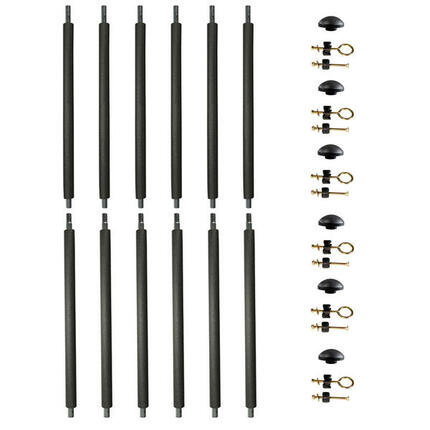 Ø25mm Netzpfosten für alle Marken von Gartentrampolinen