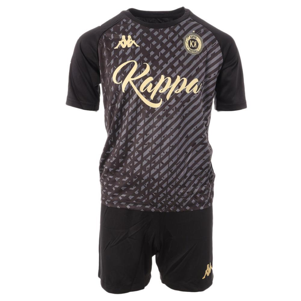 Kappa Marcelo Boys' Black Football Kit 1/2