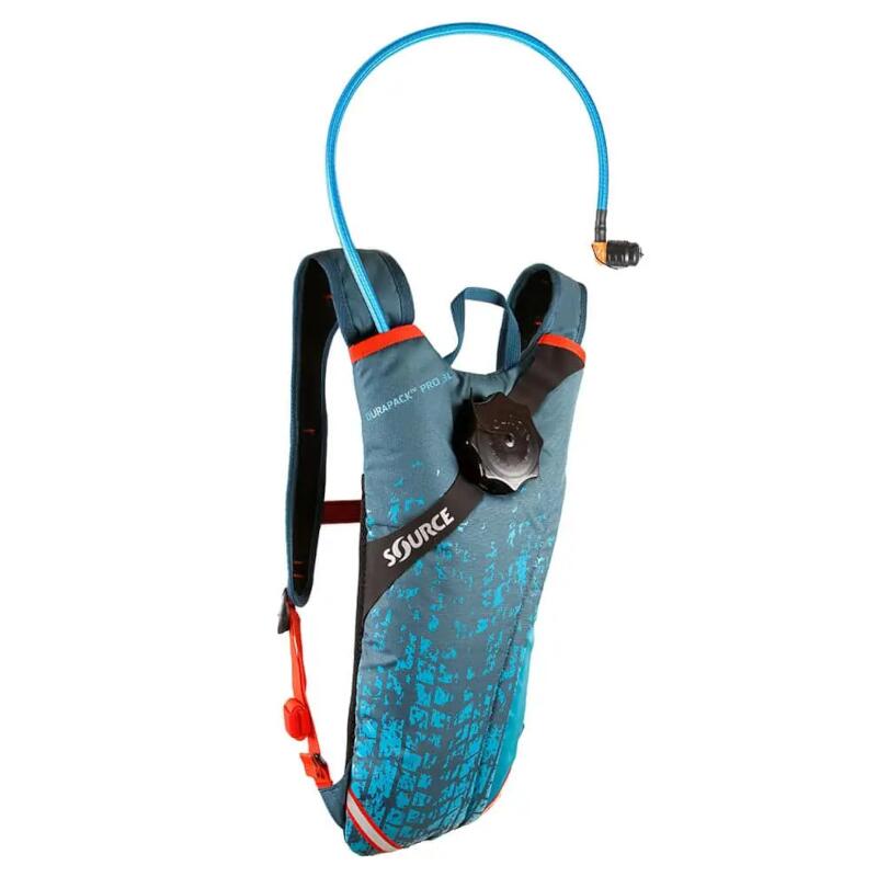 Sac d’hydratation Durapack Pro 3 litres – Coral Blue – Bleu 2/3