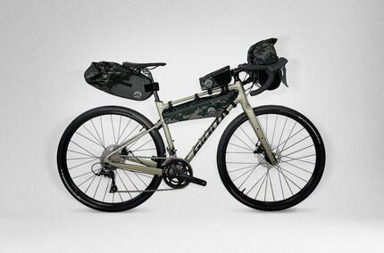Kit sacoches étanches Bikepacking - noir/camo