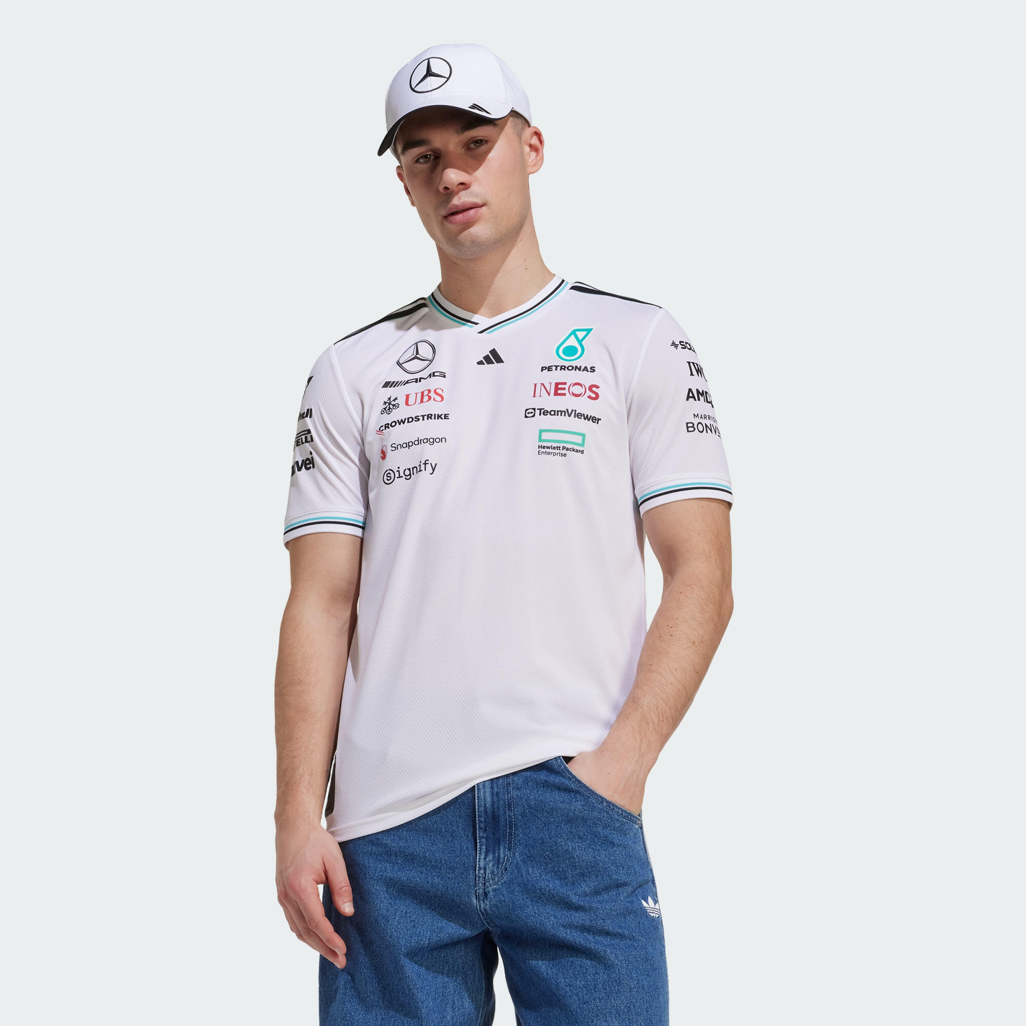 CAMISOLA OFICIAL DE PILOTO DA MERCEDES-AMG PETRONAS FORMULA ONE TEAM 2/7