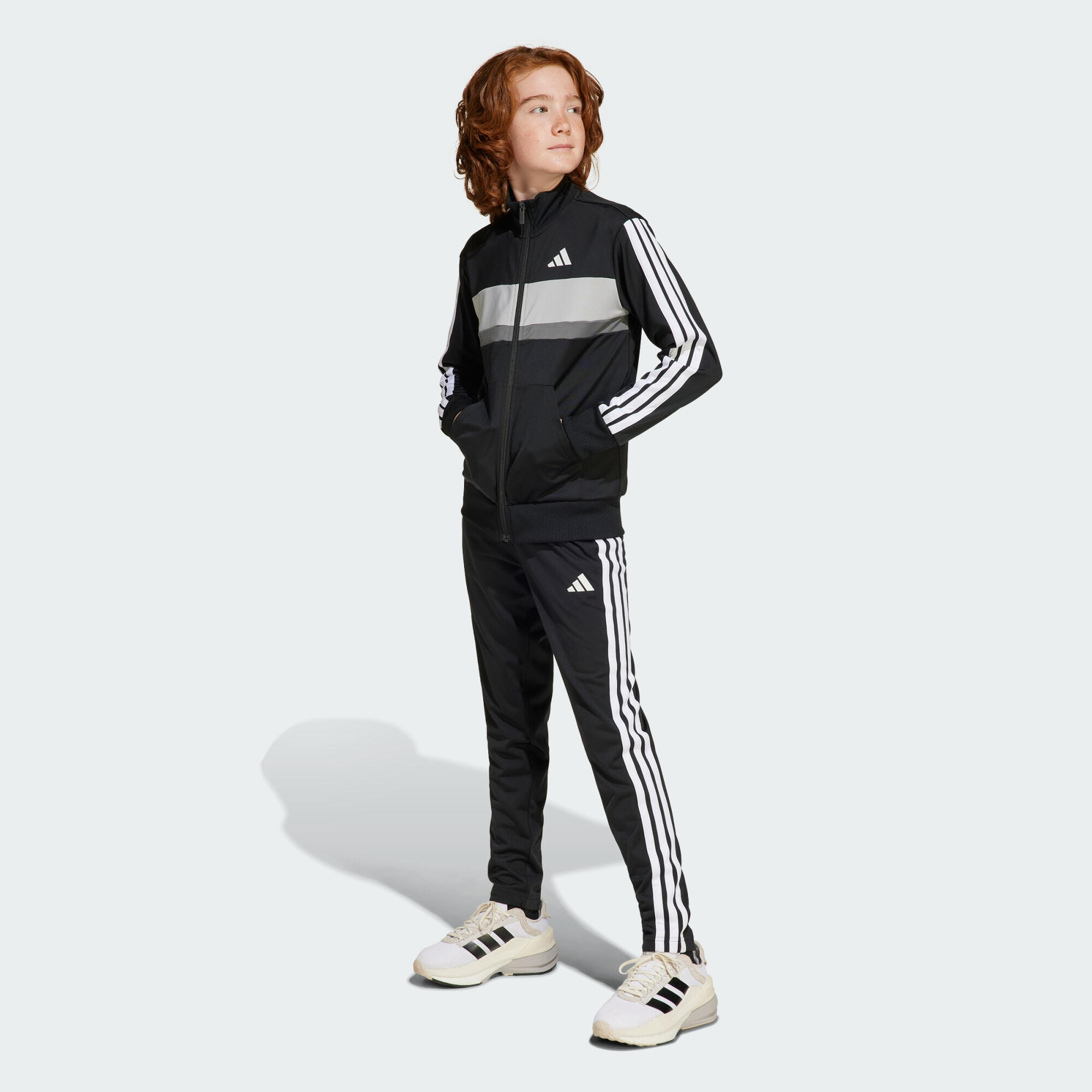 Tuta Seasonal Essentials Tiberio 3-Stripes Tricot Junior 3/9
