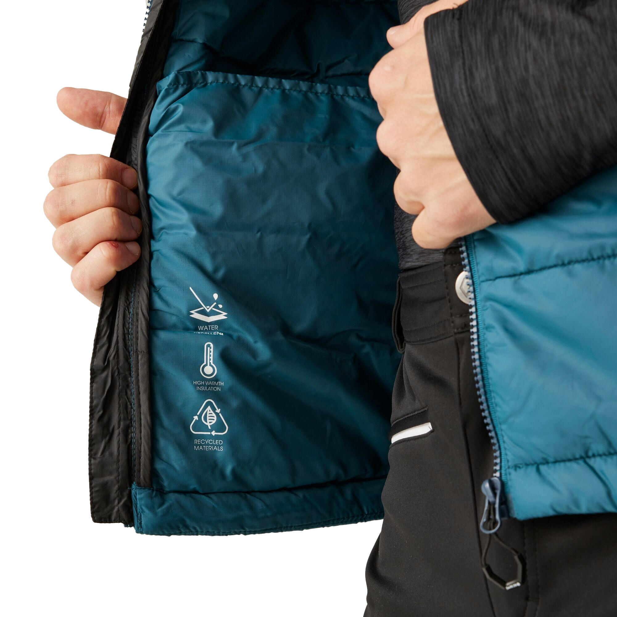 Gilet Uomo Dare 2B Touring II Blu Martin Pescatore Nero 4/5