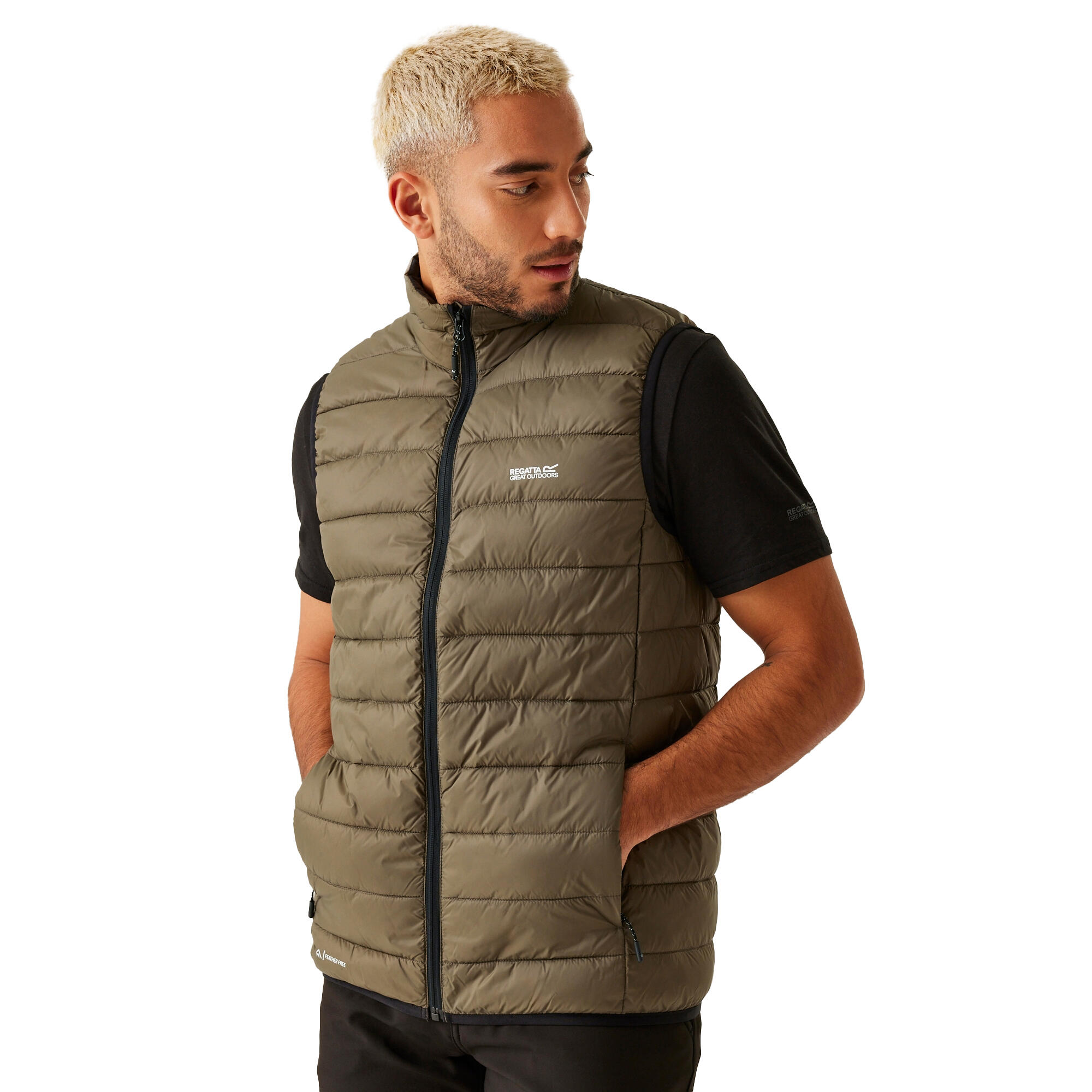 Mens Marizion Quilted Gilet (Crocodile) 4/5