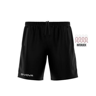 Givova sportshorts 4xs zwart - ademend en functioneel