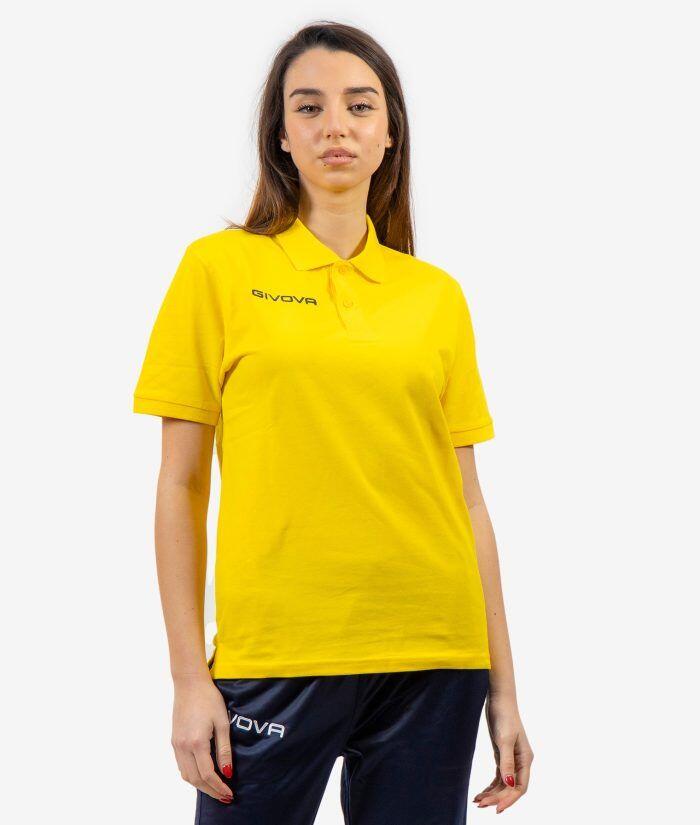 Tricou Polo Givova Polo Cotone Piquet Vară Galben 2xl