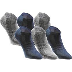 Boîte Cadeau de Chaussettes Tastiq en Coton - 6 Paires Bleu et Gris 35-38