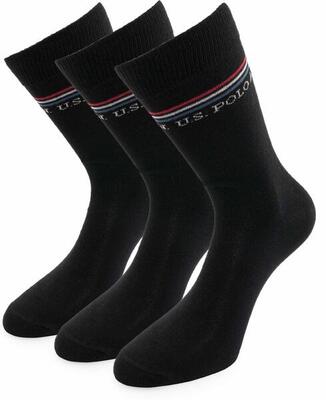 Zwarte sokken u.s. polo assn. - 3-pack voor heren 43-46