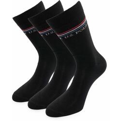 Chaussettes U.S. Polo Assn. en coton noir - Pack de 3 paires
