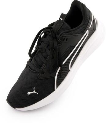 Sneakers Puma Unisex Trasporto Cagione Nere e Bianche Taglia 40