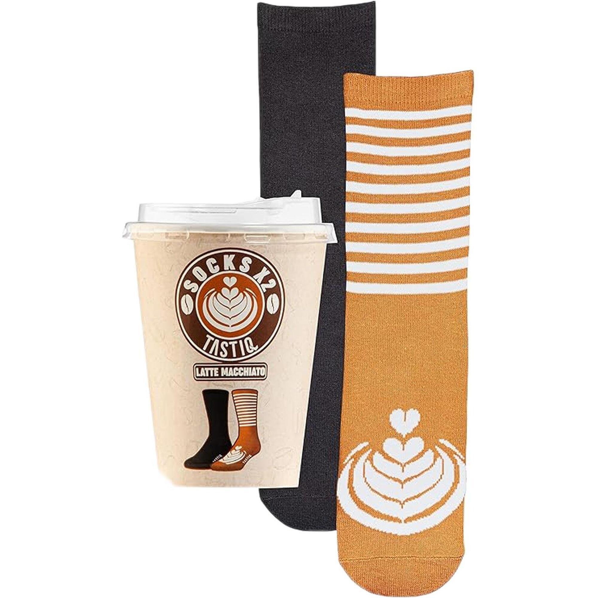 Skarpetki Unisex Tastic 2-Pack Latte w Pudełku Prezentowym - Rozmiar 36-41