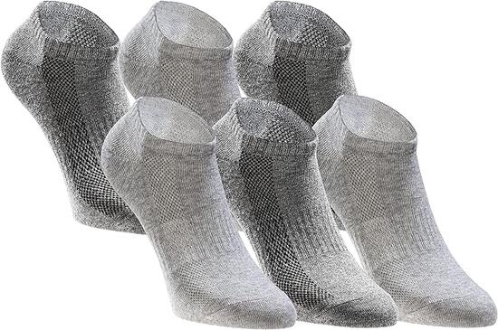 Boîte-cadeau de chaussettes grises Tastiq 6 pour hommes