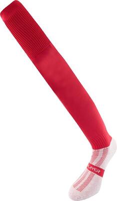 Calcetines de rodilla para niños PlayerLayer en rojo escarlata 28-30