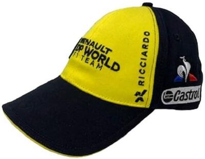 Pet ricciardo renault f1 geel-zwart - premium comfort