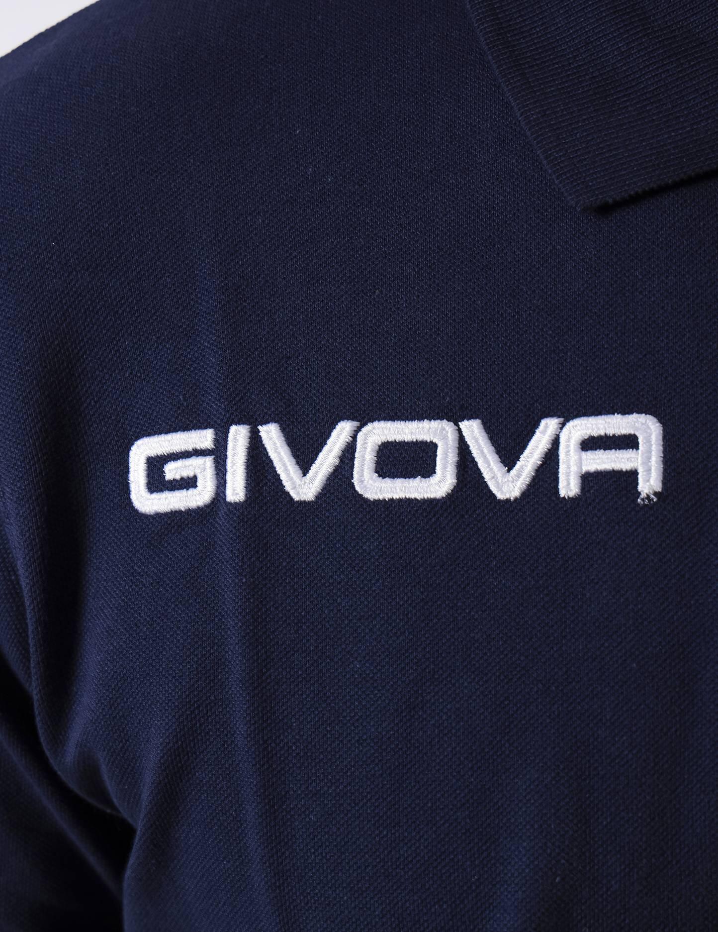 Givova Polo Cotone Piquet - 100% Baumwolle, kurzärmelig 3/4
