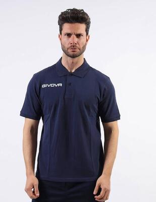 Poloshirt givova polo cotone piquet zomerblauw